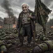Главный канонический кадр: Петрович на отвоёванном рубеже.