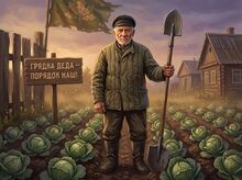 На рубеже обороны капустной грядки.