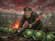 Подвиг: дед закрывает ствол пулемёта.